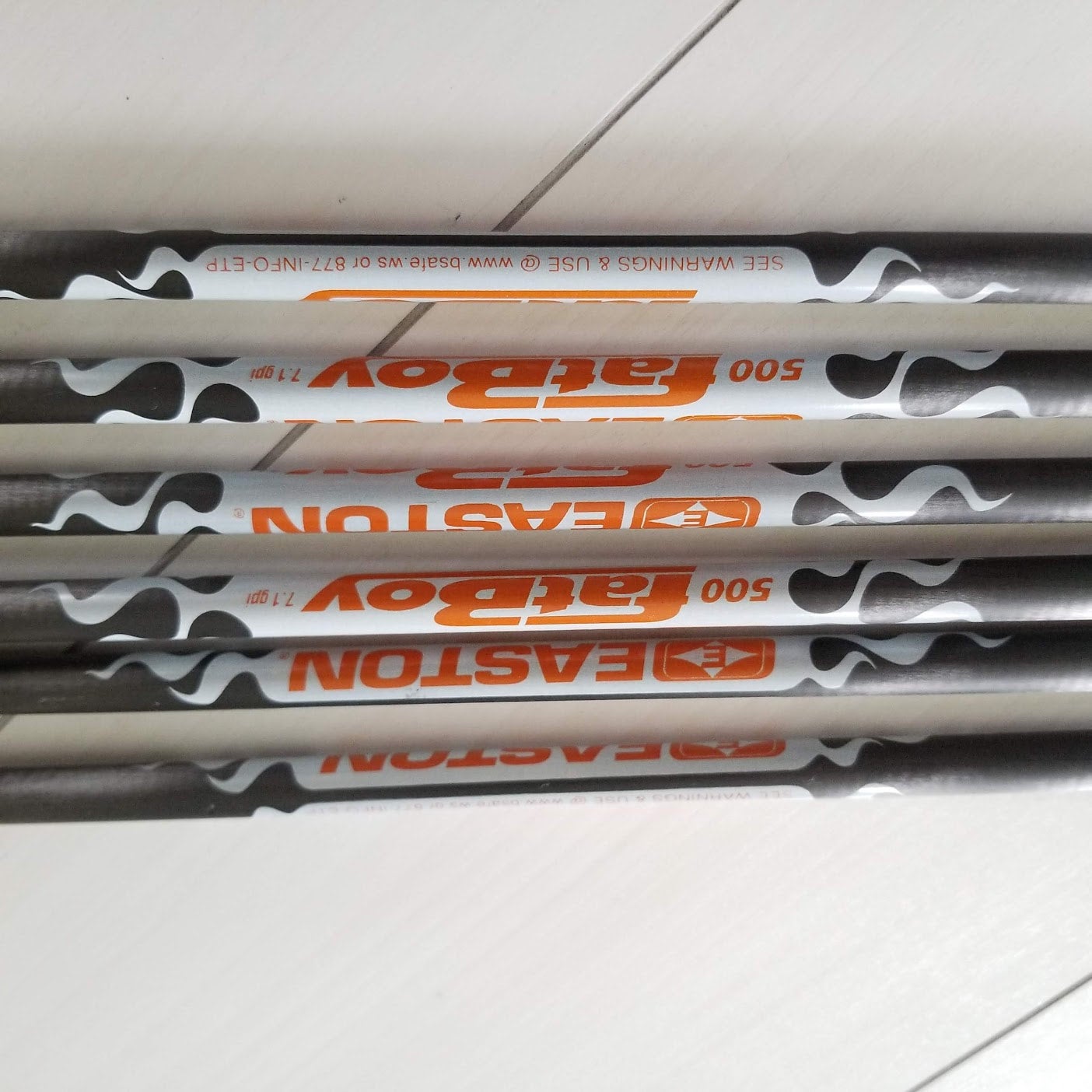 EASTON FatBoy 500 カーボン矢 6本 29.7インチ | アシストアーチェリー