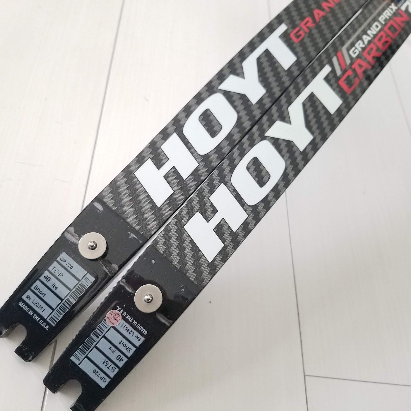 HOYT CARBON 720 リム ショート 40ポンド | アシストアーチェリー